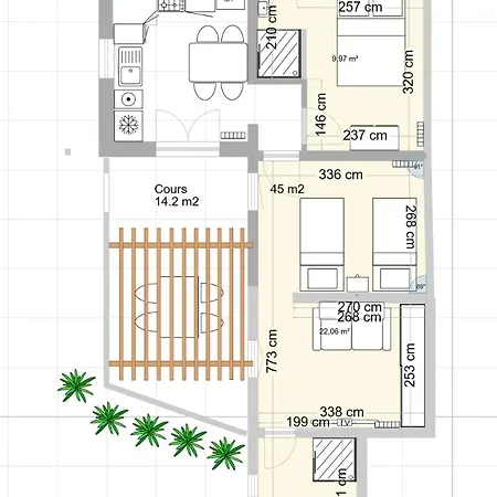 Tatil Evi Ecrin De Verdure De 45 M2 - A 400m - Jardin, Parking Prive, Wifi